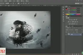 ps教程—梦幻美女制作图片