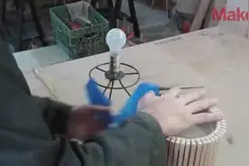 自己动手，打造一盏木制温馨小台灯图片