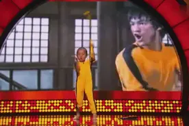 萌娃完美演绎李小龙！最后的表情很传神！图片