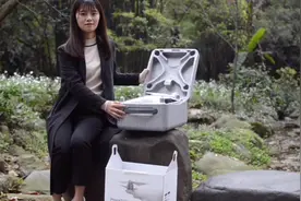 妹子也能玩航拍，大疆精灵4无人机试飞评测图片