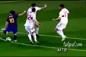 非人类的足球！梅西这样的过人根本挡不住啊图片