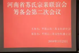 河南苏氏宗亲筹备会第二次会议圆满结束，將举行清明共祭三苏活动图片