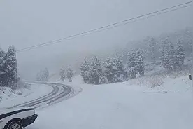 难怪昆明那么冷 原来会泽下雪了图片