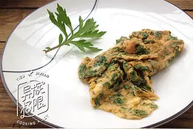 艾草烙卵一年一尝鲜图片