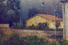 下雨后，世界变成一首诗，你变成了毕加索图片
