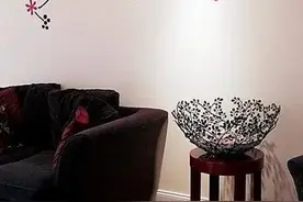 DIY壁花也灿烂 布艺制作墙壁贴画教程图片