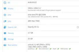 麒麟955终亮相，华为P9图形性能跑分及配置曝光图片