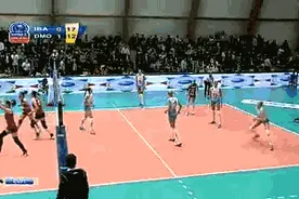 排球基础之排球：发球图片