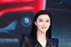 黑色皮衣诱惑 范冰冰参加活动霸气侧漏！图片