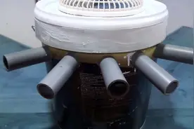 废旧材料也能用来制造冷气桶，看见成品大家都想去制作一个图片