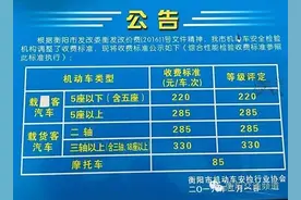 好消息：衡阳市机动车车辆年检费用全线下调图片