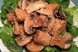 下饭菜！酱卤综合菇 (杏鲍菇，蘑菇)图片