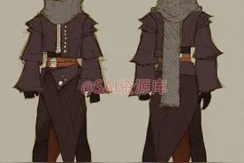 动漫人物服饰绘画参考图片