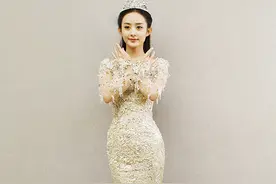 赵丽颖婚纱照，如此清新脱俗有这样的新娘简直要美翻了图片