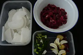 甜酸萝卜炒牛肉图片