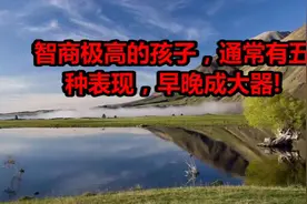 智商极高的孩子，通常有五种表现，早晚成大器！视频封面