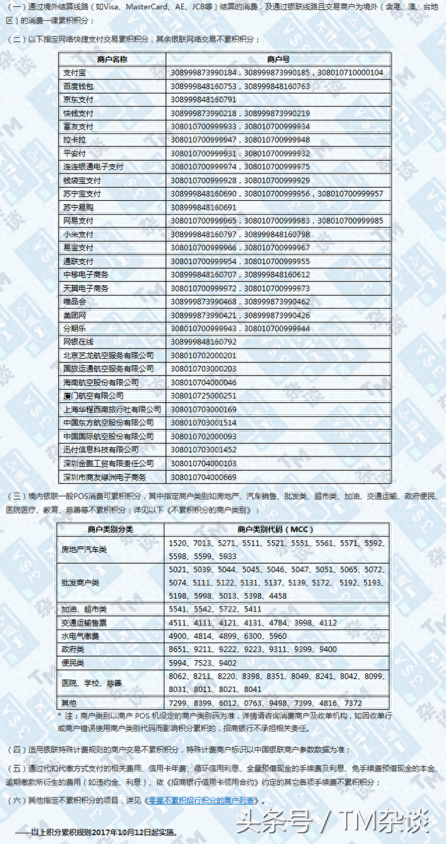 招商银行信用卡积分查询，招行天书mcc查询 配图02