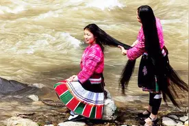 探秘广西奇观：桂林龙胜红衣瑶族长发村妇女，一生只剪一次头发视频封面