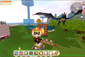 迷你世界生存 在地狱赶路寻找远古黑龙