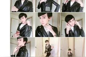 蛇精男自称是混血 刘梓晨美过范冰冰Angelababy？图片