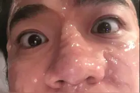 王祖蓝敷面膜，网友大呼好恶心，被吓哭！图片