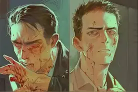 硬汉大叔系列插画作品欣赏，大叔控赶紧的！图片