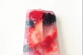这个夏天最简单的冰棍，椰汁水果冰棍，看图就会图片