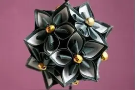 很有创意的纸花、花球、折纸图解教程图片