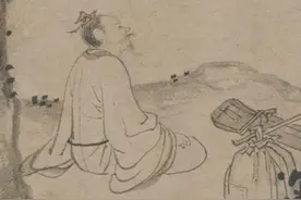 愿成为画中小小的人儿，逍遥在天地间。图片