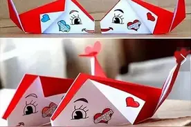 幼儿亲子手工简单鲸鱼折纸图解教程图片