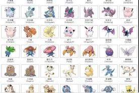 任天堂发布《口袋妖怪》初代151只精灵官方中文译名图片