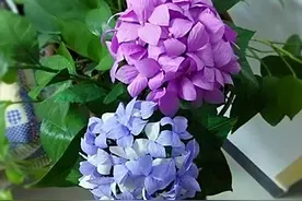 超逼真的八仙花的变种绣球花制作图解教程图片