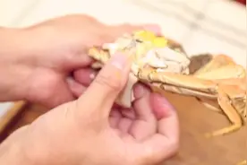 教你快速拆开大闸蟹的肉，不仅吃的干净，吃完还能拼起完整的蟹壳