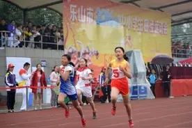乐山市2016年中小学生田径运动会在夹江举行图片