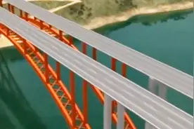 钢缆桥梁施工工艺过程，终于明白大桥是怎么连在一起的！视频封面