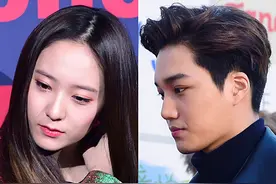 f(x)成员Krystal与EXO成员KAI恋情曝光图片