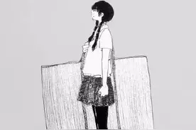 少女插画丨一位日本画师笔下的孤独少女图片