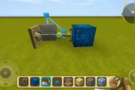 迷你世界：静止弹簧发射器教学！