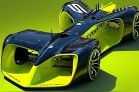 现实版“四驱兄弟”？Formula E无人驾驶概念赛车曝光图片
