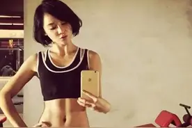袁姗姗马甲线 袁珊珊马甲线是怎么练成的图片