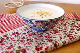 传统生磨杏仁茶/杏汁/杏仁酪图片