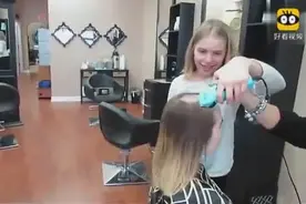 时髦母亲一气之下剃光头，干净又利索，气质也提高了视频封面