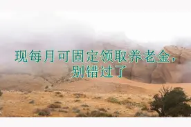 现每月可固定领取养老金，别错过了视频封面