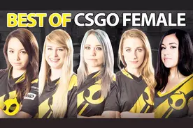 ｜CSGO｜2017世界最强女子战队！颜值枪法逆天，老爷们看了惭愧视频封面