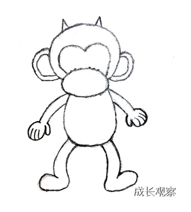 《熊出没》之毛毛简笔画来了,爸妈再也不用发愁幼儿园让画猴子了