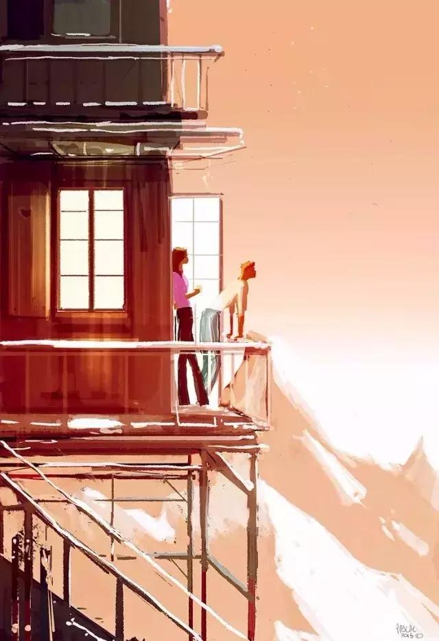 28幅插画讲述一段平凡而暖心的爱情，告诉你幸福是什么？