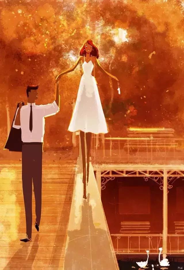 28幅插画讲述一段平凡而暖心的爱情，告诉你幸福是什么？