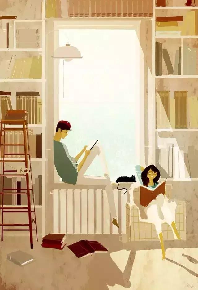 28幅插画讲述一段平凡而暖心的爱情，告诉你幸福是什么？