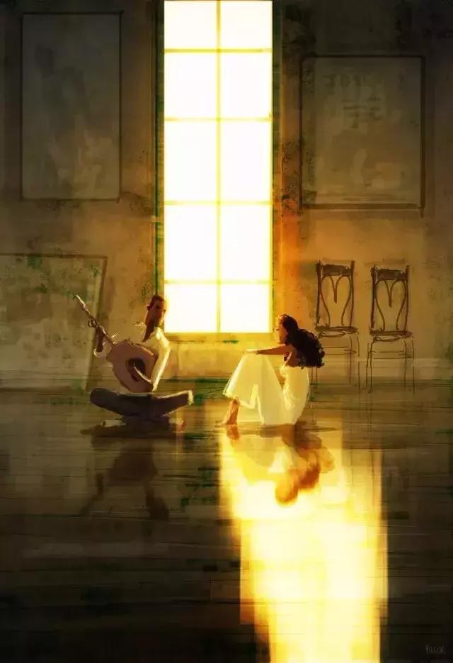 28幅插画讲述一段平凡而暖心的爱情，告诉你幸福是什么？