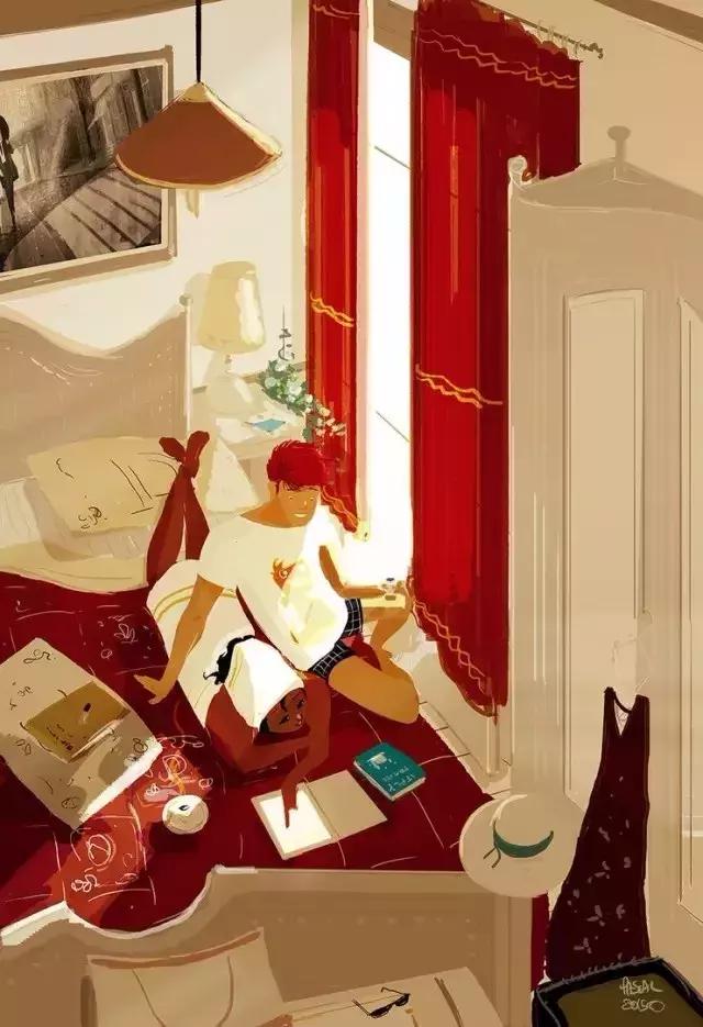 28幅插画讲述一段平凡而暖心的爱情，告诉你幸福是什么？